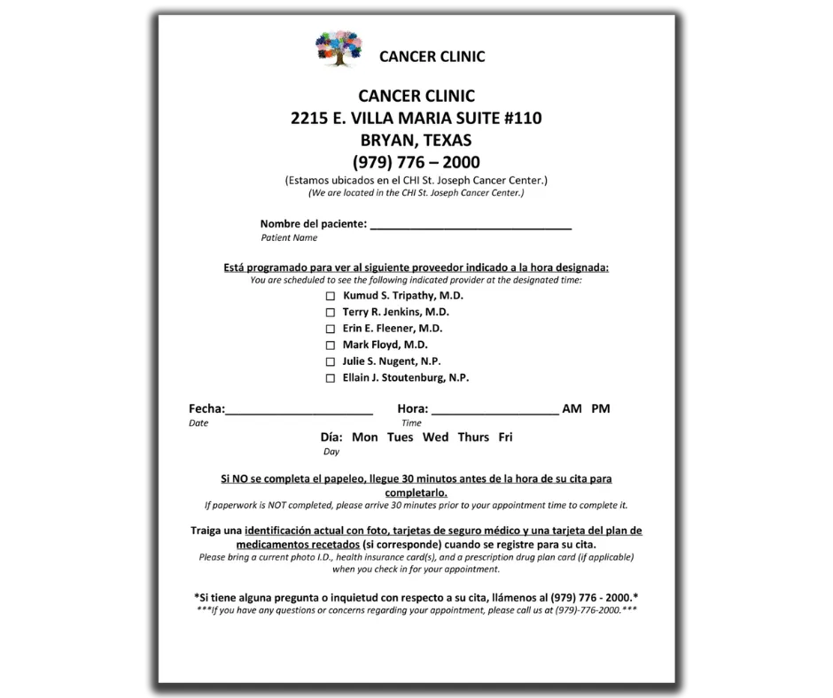 new-patient-form-en-espanol